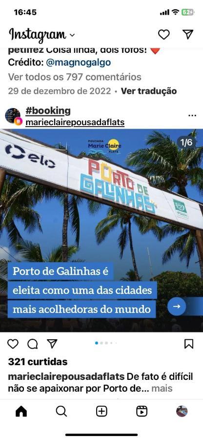 Flat Oka Beach Residence Luxo Porto de Galinhas Luaran gambar